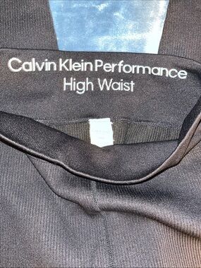 Calvin Klein Black High-Waist Performance Leggings